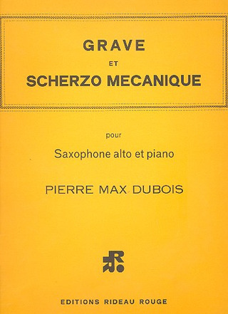 Grave And Scherzo Mecanique Pour Saxophone/Piano