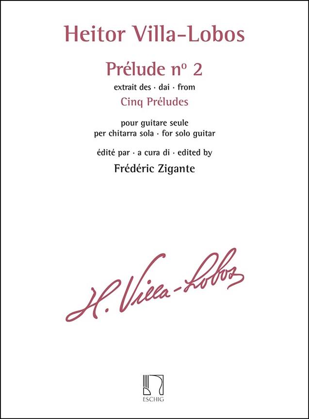 Prélude No 2 - Extrait Des Cinq Préludes (VILLA-LOBOS HEITOR)