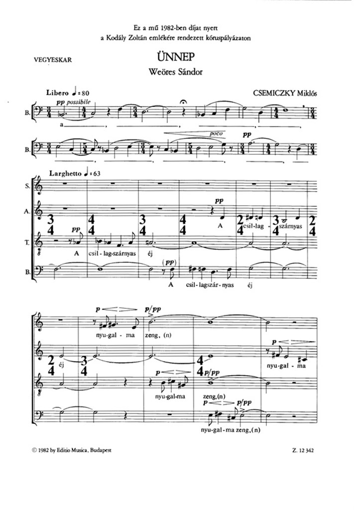 Miserere A 8 Oratorium, Score