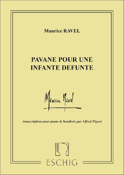 Pavane Pour Une Infante Defunte Hautbois/Piano (Piguet) (RAVEL MAURICE)