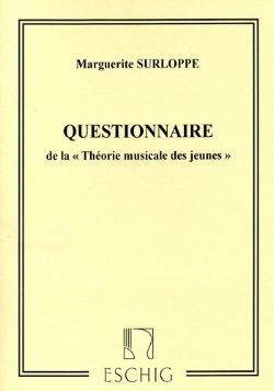 Theorie Musicale - Questionnaire (SURLOPPE MARGUERITE)