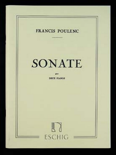 Sonate Pour Deux Piano (POULENC FRANCIS)