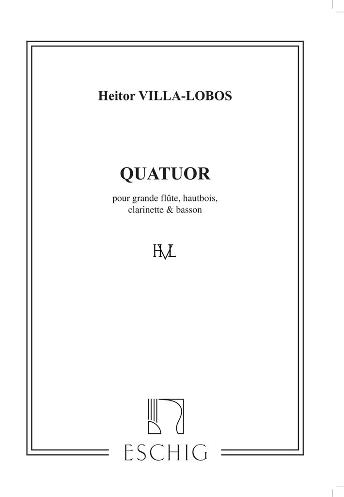Villa-Lobos Quatuor 1928 Poche