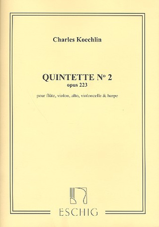 Quint.N 2 Op. 223 Flûte/Harpe/Violon/Alto/Vlc (1949