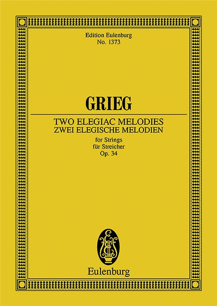 2 Elegiac Melodies Op. 34