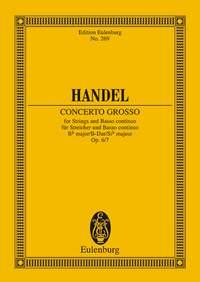 Concerto Grosso Bb Major Op. 6/7 Hwv 325