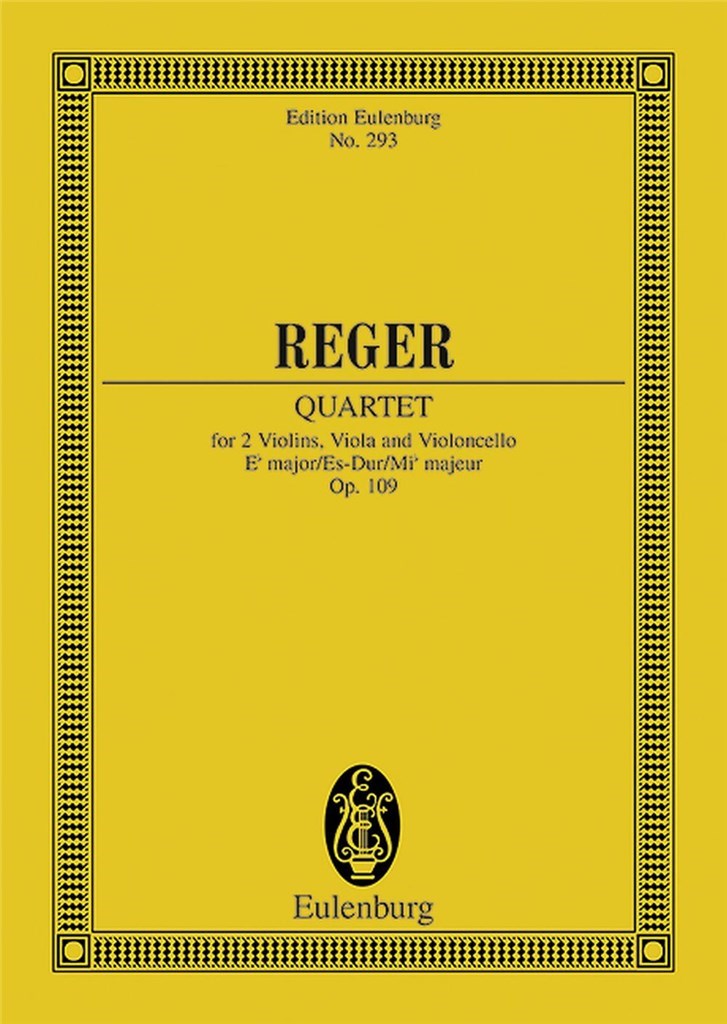 String Quartet Eb Major Op. 109