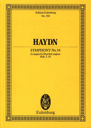Symphony #54 G Major Hob. I: 54