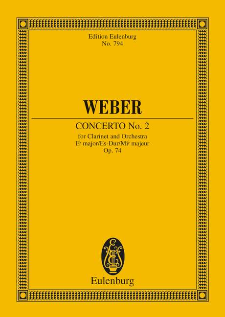 Concerto #2 Eb Major Op. 74 Jv 118 (WEBER CARL MARIA VON)