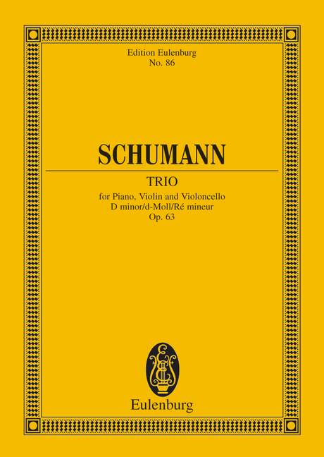 Piano Trio D Minor Op. 63 (SCHUMANN ROBERT)