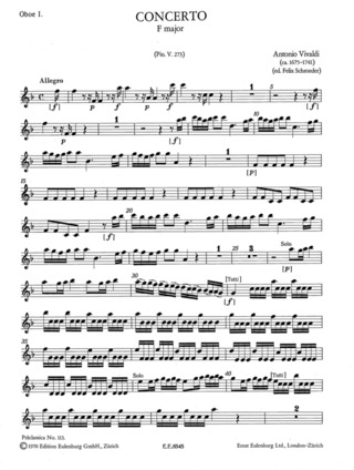 Concerto F Major Op. 46/2 Rv 569 / Pv 273