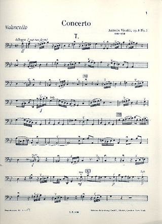 Concerto G Minor Op. 6/1 Rv 324 / Pv 329 (VIVALDI ANTONIO)