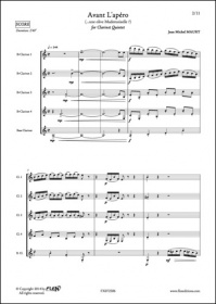 Avant L'Apéro - J. M. Maury - Quintette De Clarinettes (MAURY JEAN-MICHEL)