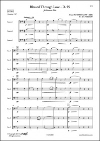 Blessed Through Love - D. 55 - F. Schubert - Trio De Bassons (SCHUBERT FRANZ)