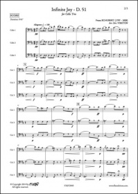Infinite Joy - D. 51 - F. Schubert - Trio De Violoncelles (SCHUBERT FRANZ)
