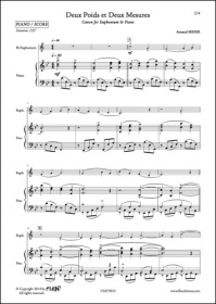 2 Poids Et 2 Mesures - A. Meier - Euphonium Et Piano (MEIER ARNAUD)