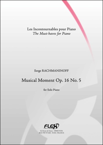 Moment Musical Op. 16 No. 5 (RACHMANINOV SERGEI)