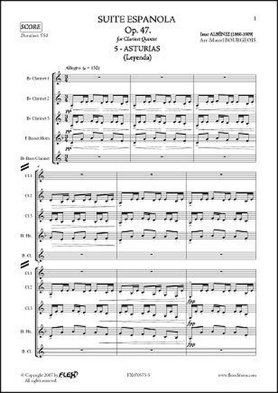 Suite Española, Op. 47 #5: Asturias (Leyenda) (ALBENIZ ISAAC)
