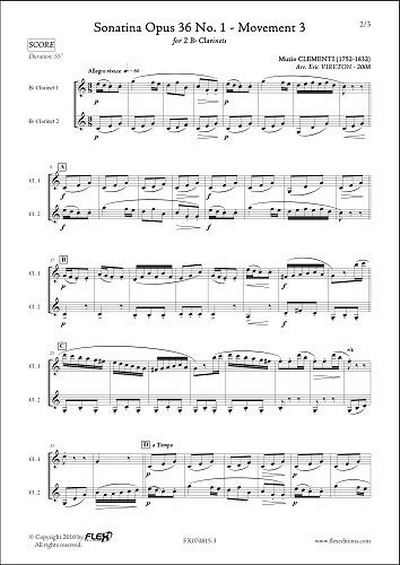 Sonatine Op. 36 #1 - Mouvement 3 (CLEMENTI MUZIO)