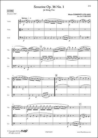 Sonatine Op. 36 #1 (CLEMENTI MUZIO)