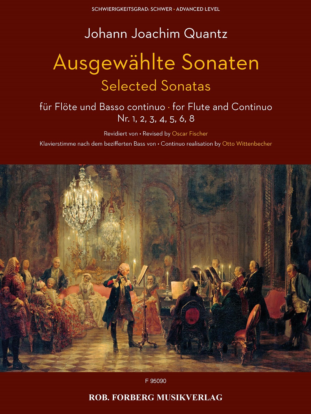 Ausgewählte Sonaten Für Flöte Und Basso Continuo (QUANTZ JOHANN JOACHIM)