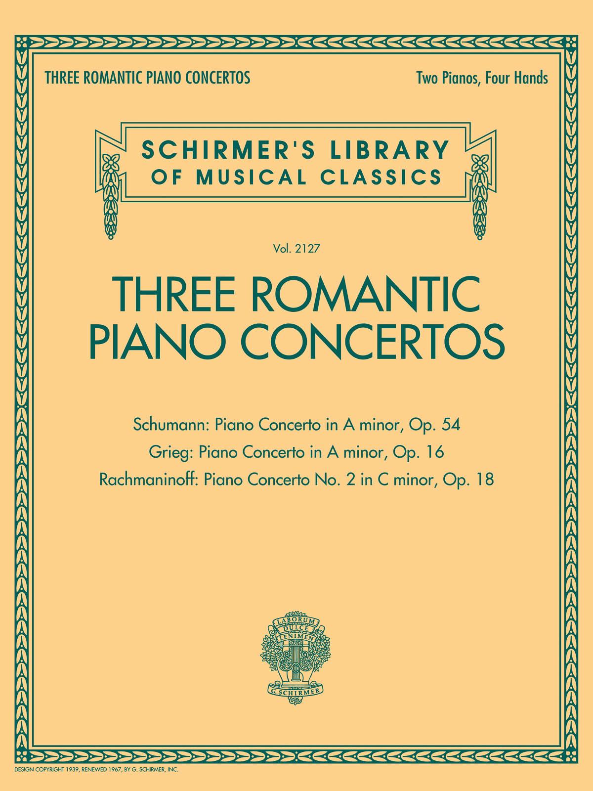 3 Romantic Piano Concertos