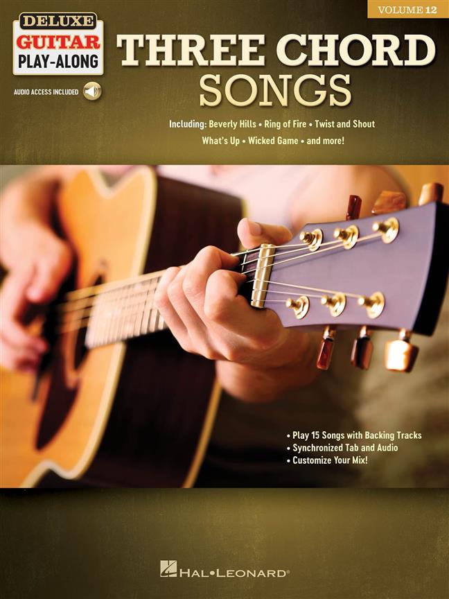 3 Chord Songs - Deluxe Guitar Play-Along Vol.12