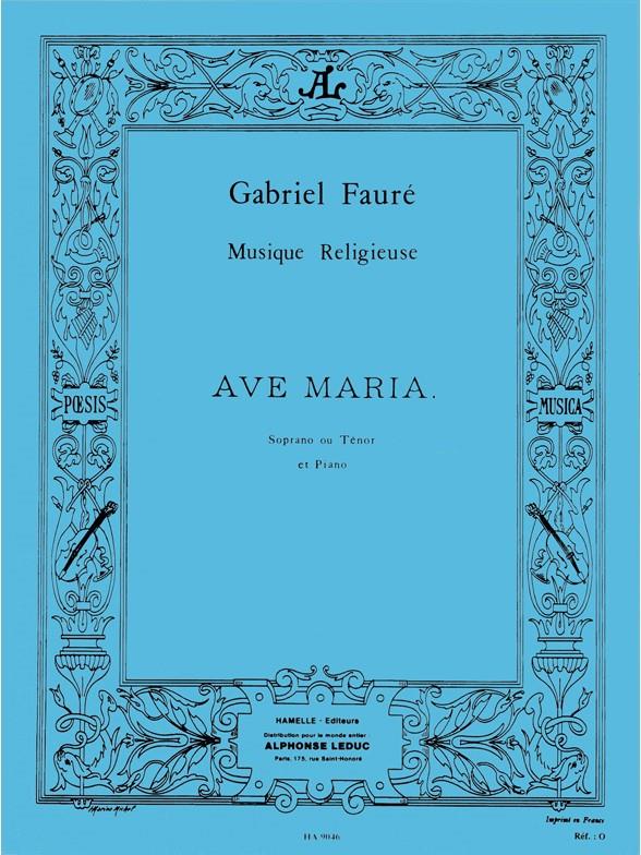 Ave Maria Op. 67 N02 (FAURE GABRIEL)