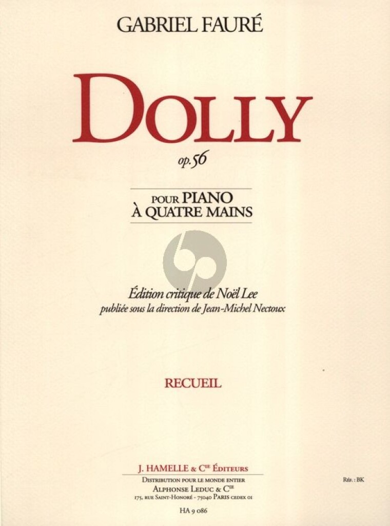 Dolly Op. 56 (FAURE GABRIEL)