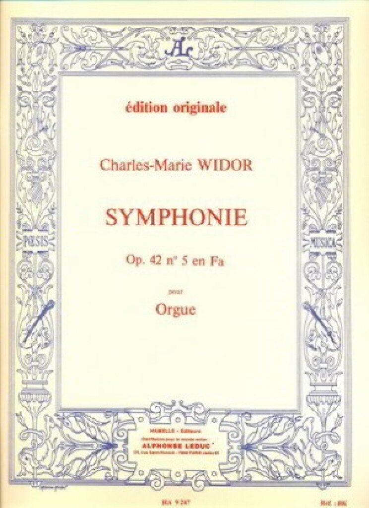 Symphonie N05 Op. 42 (WIDOR CHARLES-MARIE)