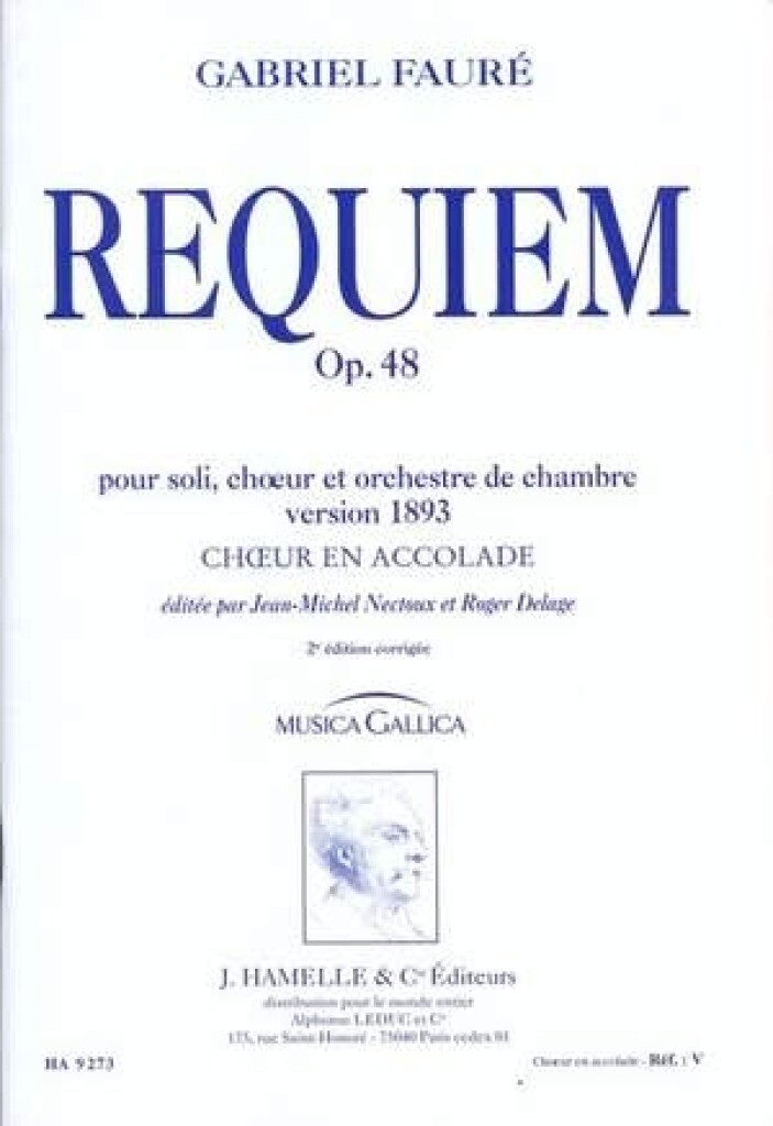 Requiem Op. 48 Version 1893 (FAURE GABRIEL)