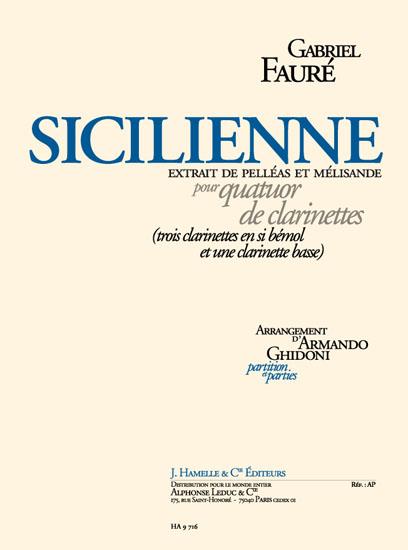 Sicilienne Op. 78 (FAURE GABRIEL / GHIDONI)
