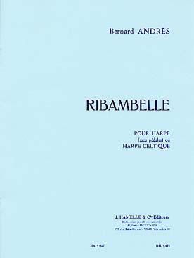 Ribambelle 10 Pieces Faciles Pour Harpe Ou Harpe Celtique (ANDRES BERNARD)