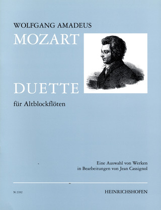 7 Duets For Alto Recorders (MOZART WOLFGANG AMADEUS)