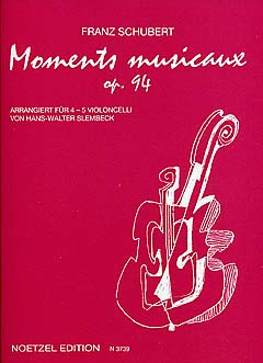 Moments Musicaux (For 4 Or 5 Cellos) Op. 94
