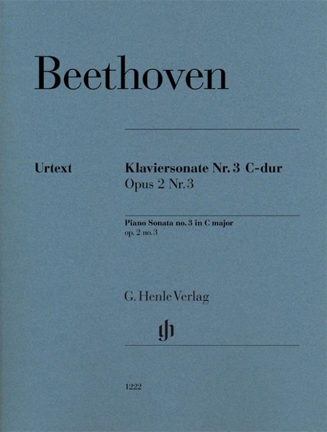 Sonate Pour Piano No 3 En Ut Majeur Op. 2 No 3 (BEETHOVEN LUDWIG VAN)