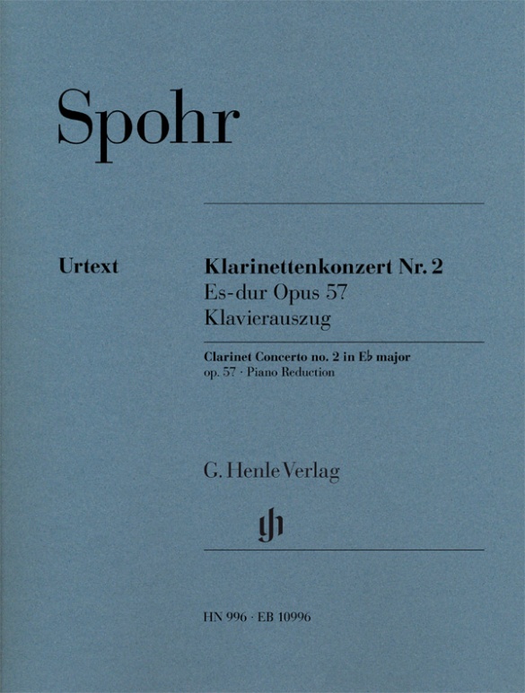 Clarinet Concerto No. 2 In E Flat Major Op. 57 (SPOHR LOUIS)