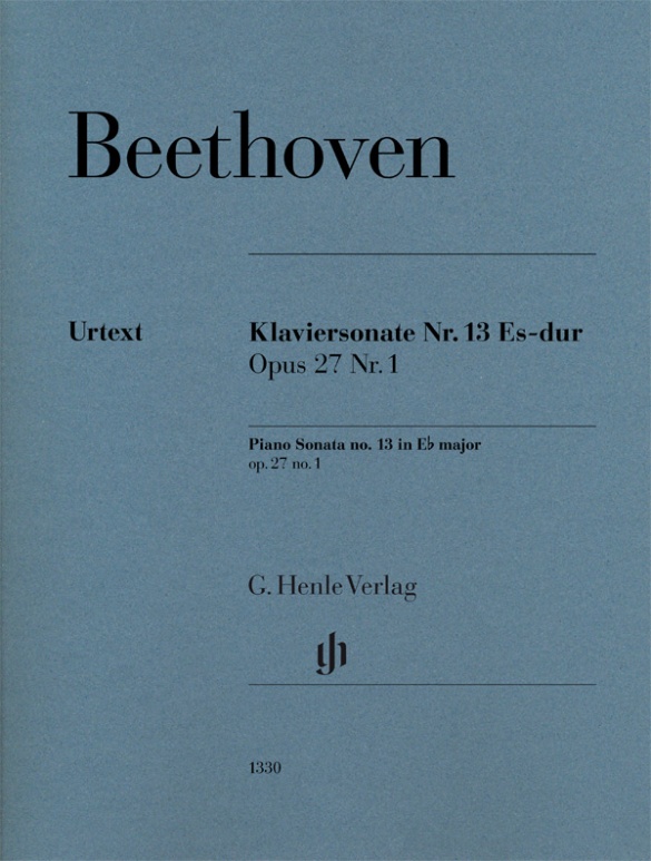 Piano Sonata No. 13 In Eb Major Op. 27 No. 1 (BEETHOVEN LUDWIG VAN)