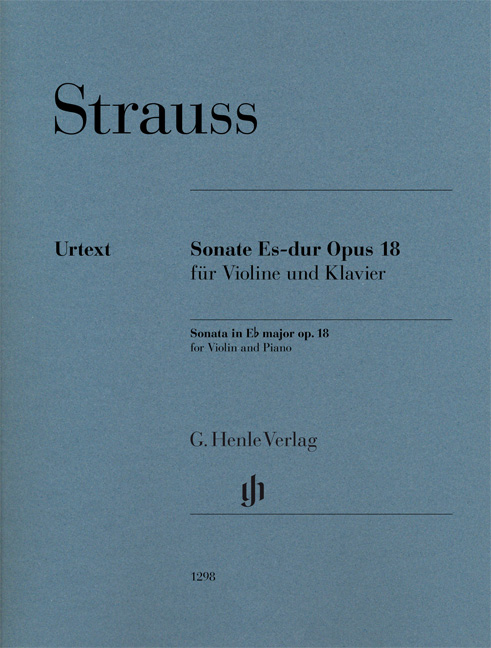 Sonata In E Flat Major Op. 18 (STRAUSS RICHARD)