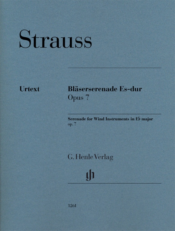 Sérénade à vent en Mi bémol majeur Op. 7 (STRAUSS RICHARD)