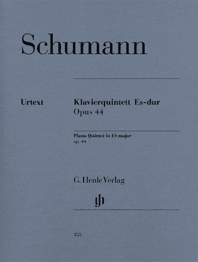 Piano Quintet In Eb Major Op. 44 (SCHUMANN ROBERT)