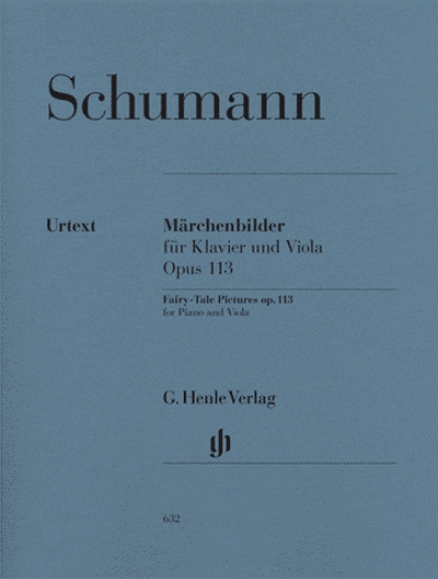 Fairy-Tale Pictures For Viola And Piano Op. 113 (SCHUMANN ROBERT)