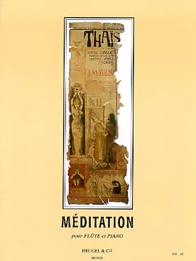 Thais Meditation Flûte Et Piano (MASSENET JULES)