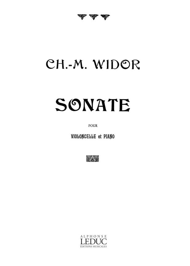 Sonate Op. 80 (WIDOR CHARLES-MARIE)