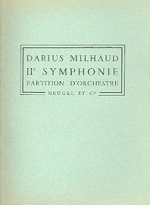 Symphonie N02 (MILHAUD DARIUS)