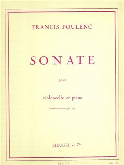 Sonate (POULENC FRANCIS)