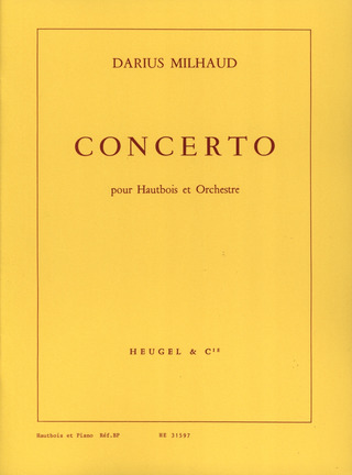 Concerto (MILHAUD DARIUS)