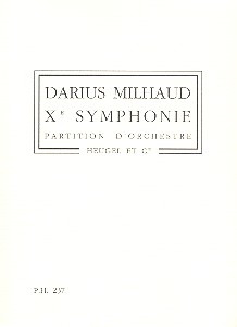 Symphonie N010 (MILHAUD DARIUS)
