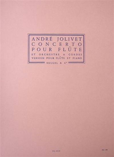 Concerto Flûte Et Orchestre (JOLIVET ANDRE)