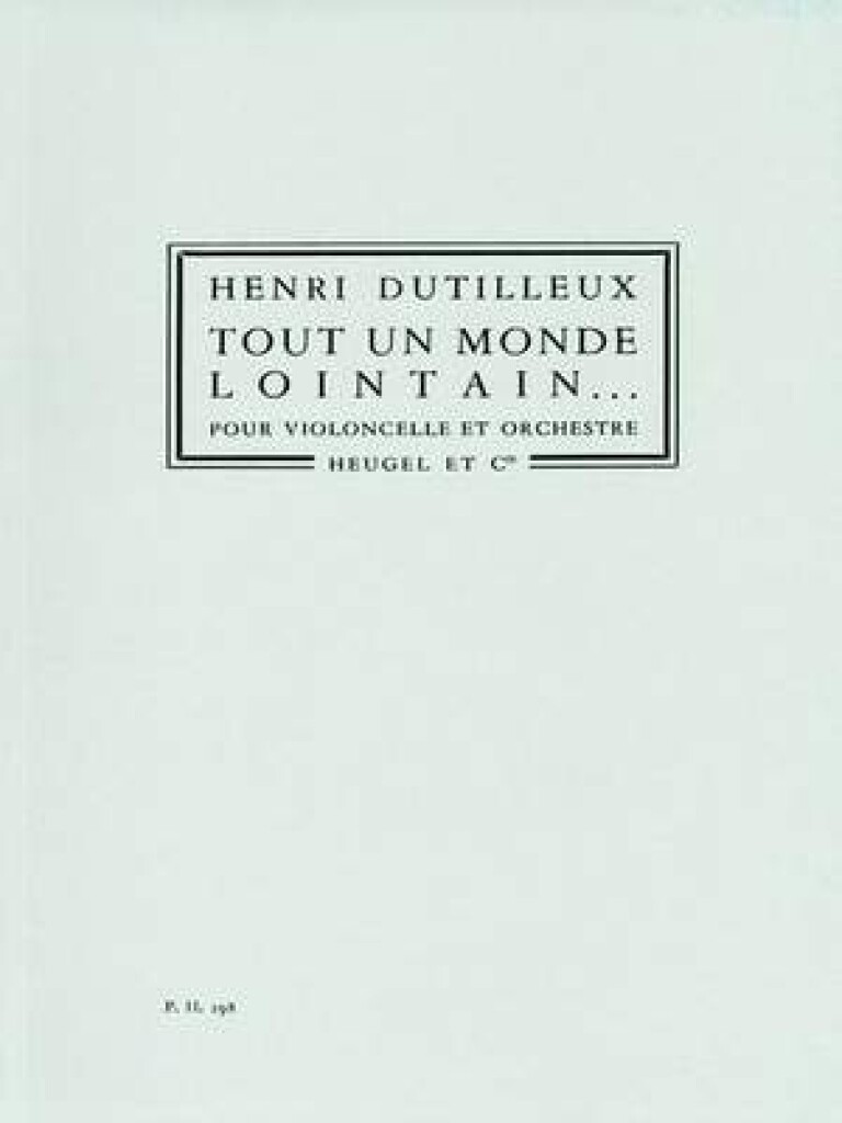 Henri Dutilleux : Livres de partitions de musique